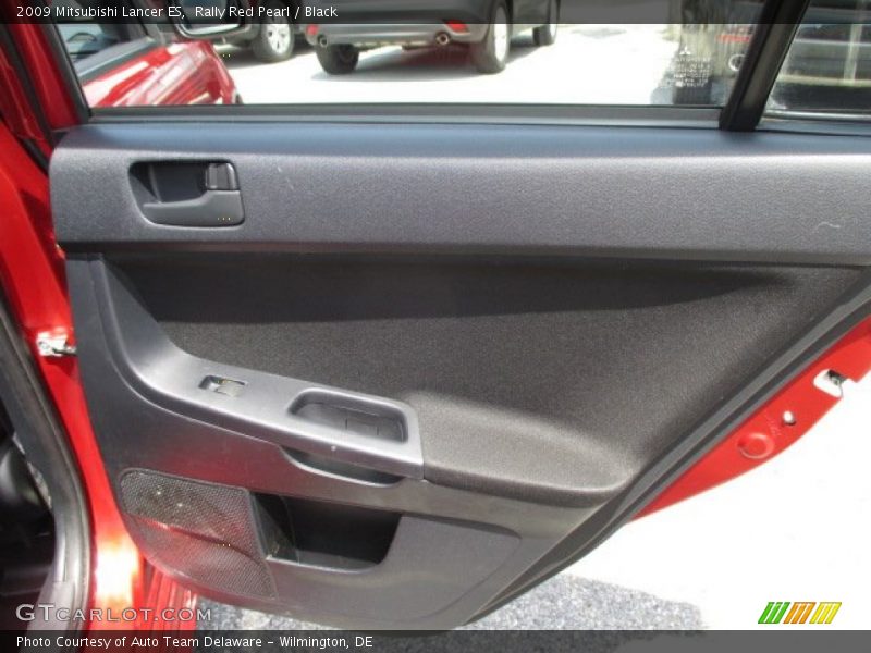 Rally Red Pearl / Black 2009 Mitsubishi Lancer ES