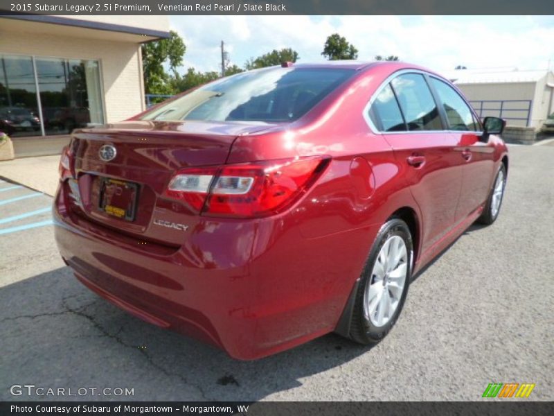Venetian Red Pearl / Slate Black 2015 Subaru Legacy 2.5i Premium