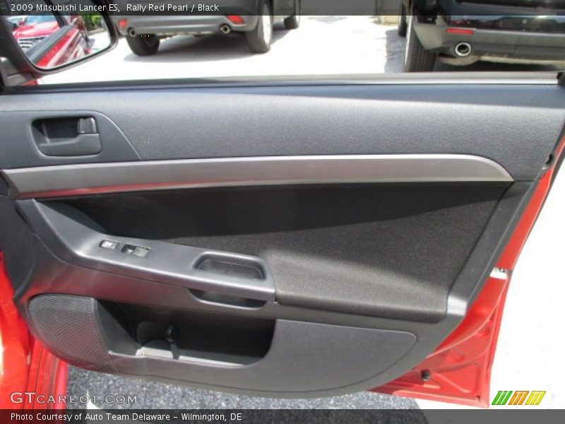 Rally Red Pearl / Black 2009 Mitsubishi Lancer ES