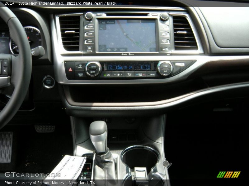 Blizzard White Pearl / Black 2014 Toyota Highlander Limited