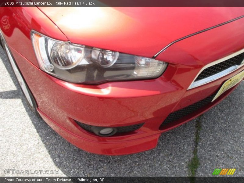 Rally Red Pearl / Black 2009 Mitsubishi Lancer ES