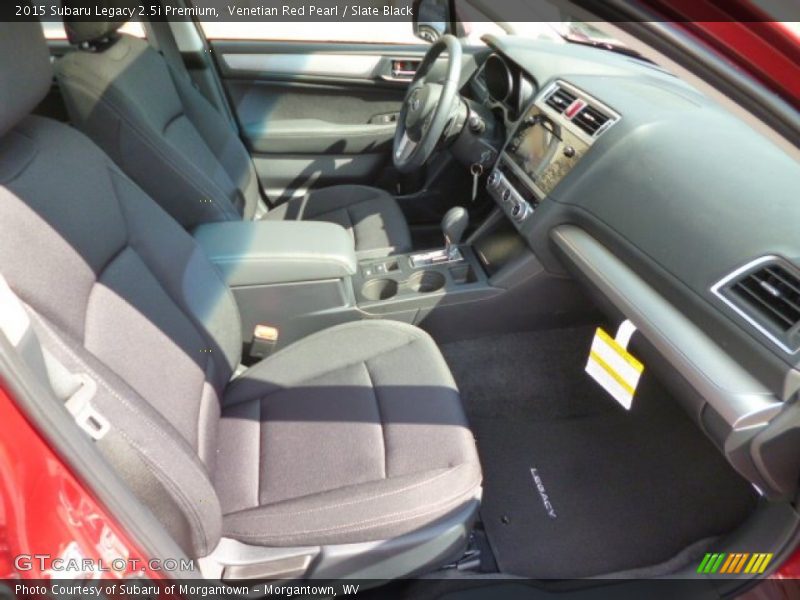 Venetian Red Pearl / Slate Black 2015 Subaru Legacy 2.5i Premium