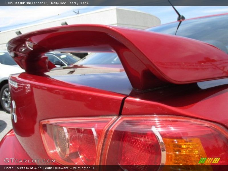 Rally Red Pearl / Black 2009 Mitsubishi Lancer ES