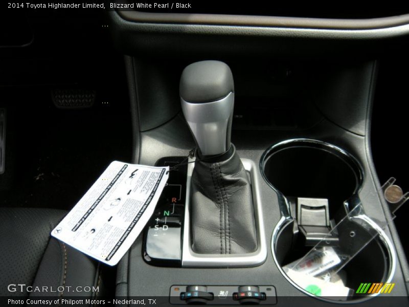 Blizzard White Pearl / Black 2014 Toyota Highlander Limited