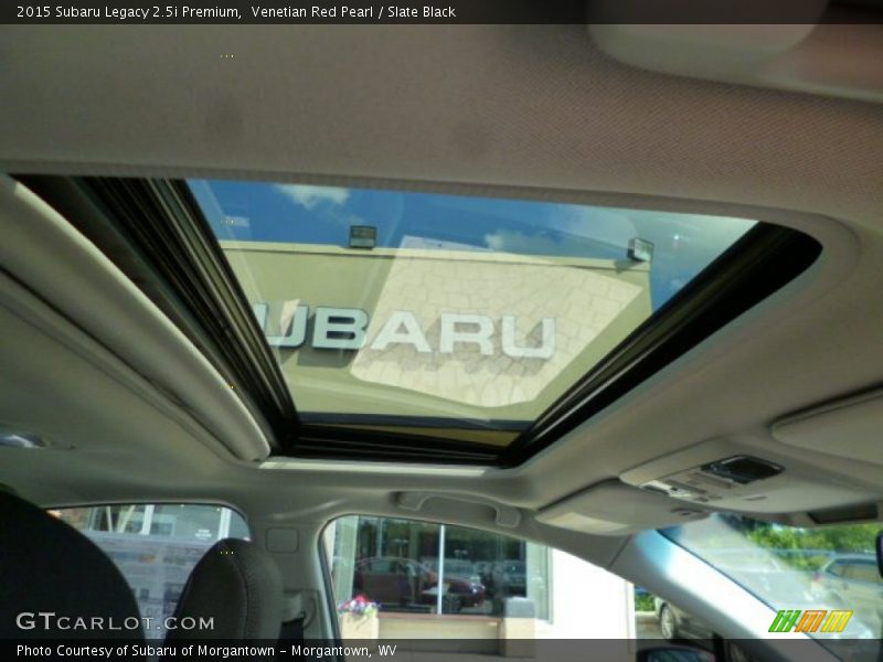 Venetian Red Pearl / Slate Black 2015 Subaru Legacy 2.5i Premium