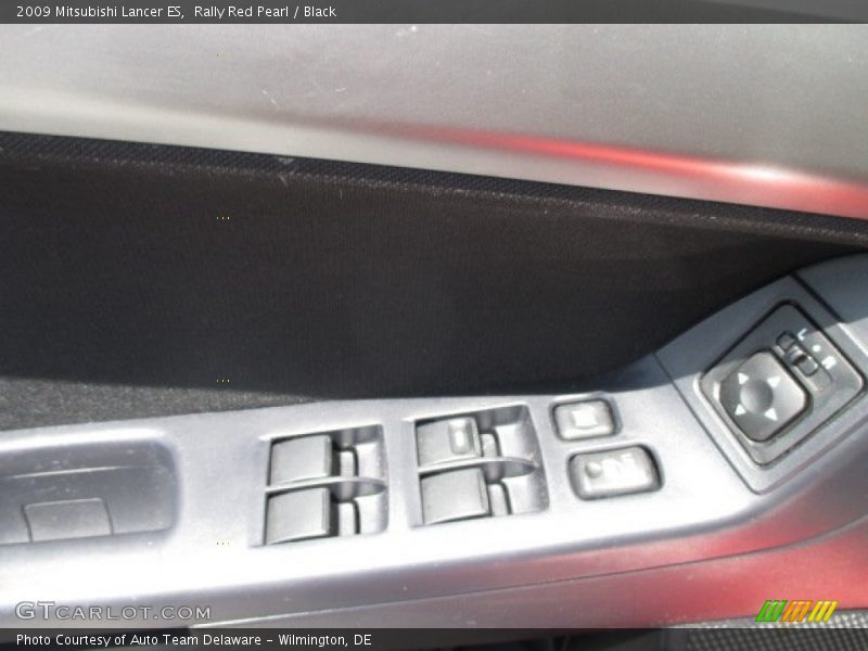 Rally Red Pearl / Black 2009 Mitsubishi Lancer ES