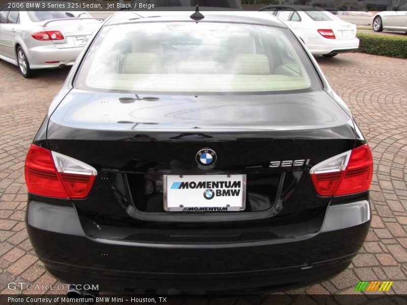 Jet Black / Beige 2006 BMW 3 Series 325i Sedan