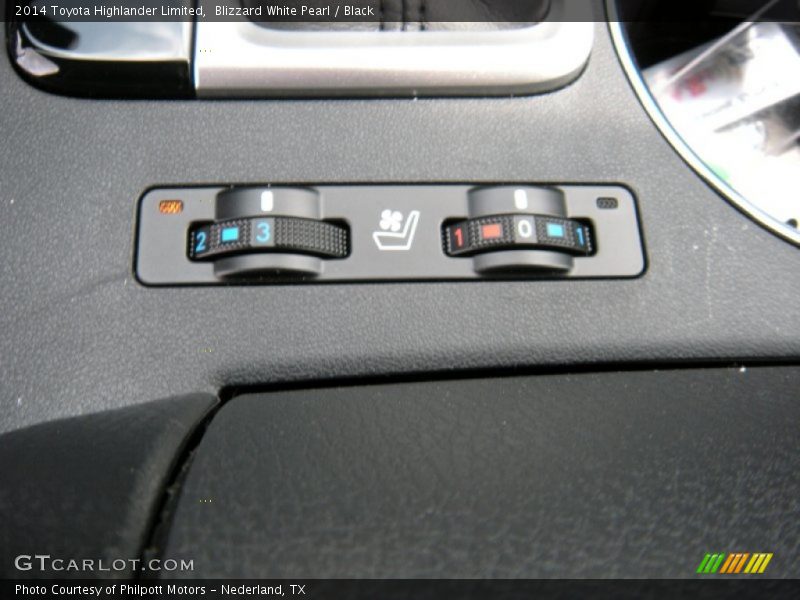 Blizzard White Pearl / Black 2014 Toyota Highlander Limited