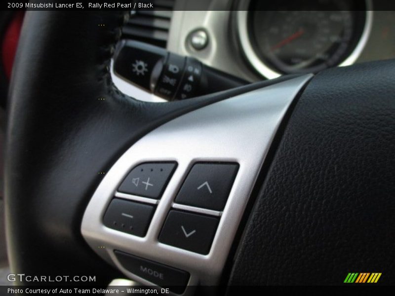 Rally Red Pearl / Black 2009 Mitsubishi Lancer ES