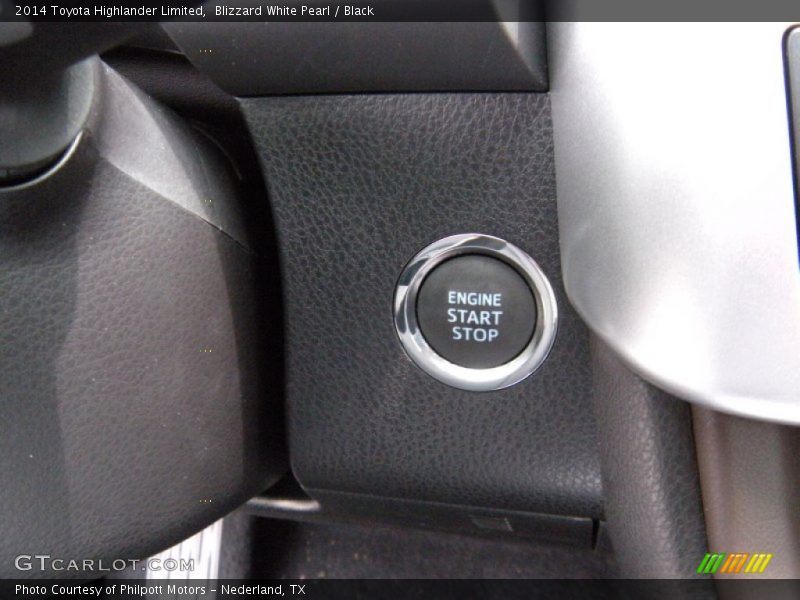 Blizzard White Pearl / Black 2014 Toyota Highlander Limited