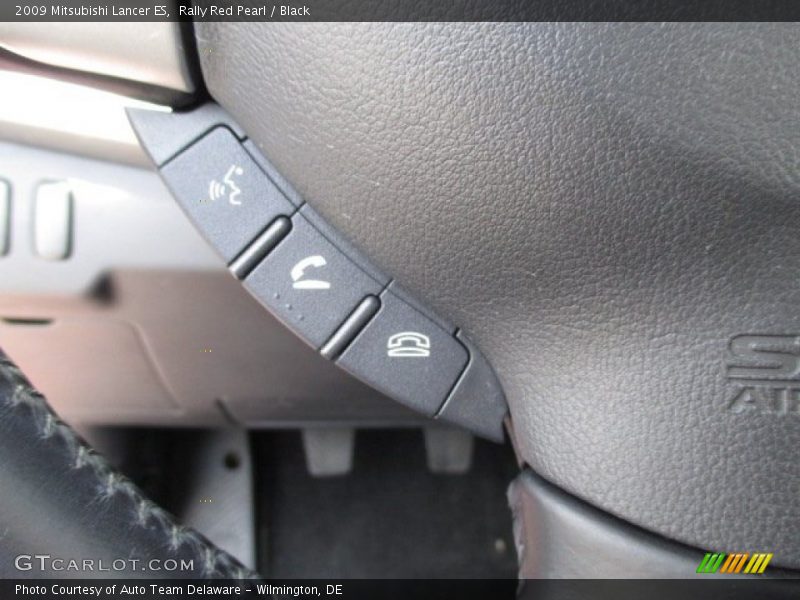 Rally Red Pearl / Black 2009 Mitsubishi Lancer ES