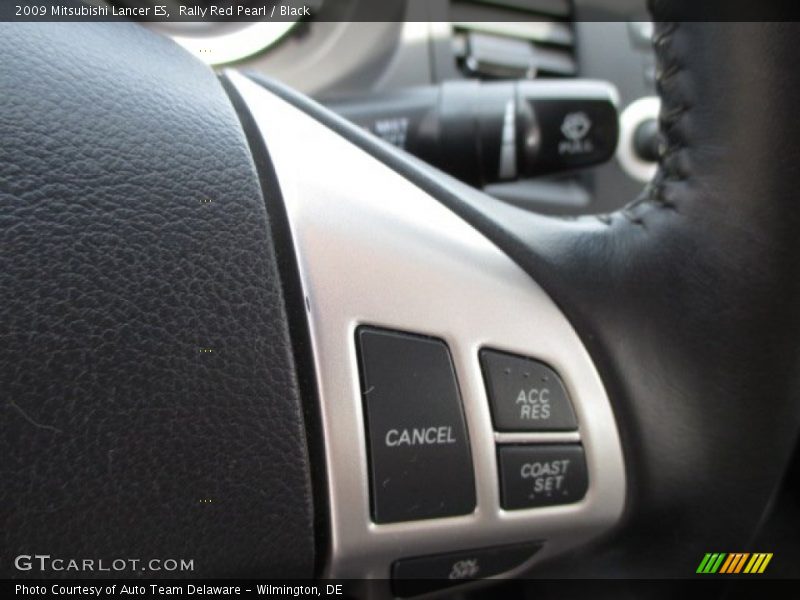 Rally Red Pearl / Black 2009 Mitsubishi Lancer ES