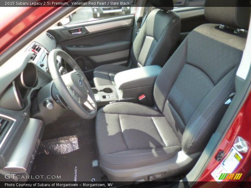 Venetian Red Pearl / Slate Black 2015 Subaru Legacy 2.5i Premium