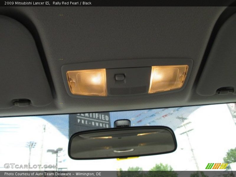 Rally Red Pearl / Black 2009 Mitsubishi Lancer ES