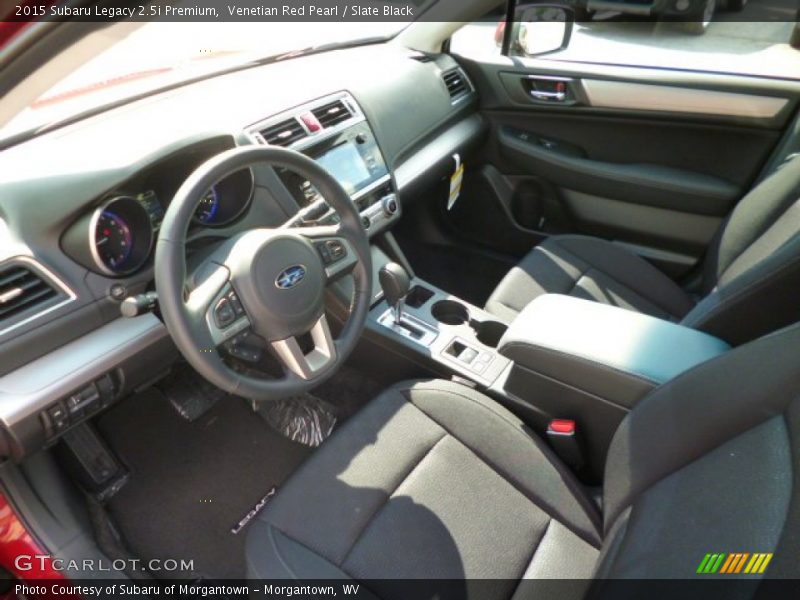 Venetian Red Pearl / Slate Black 2015 Subaru Legacy 2.5i Premium