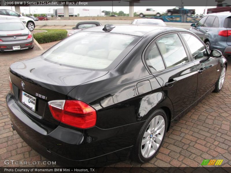 Jet Black / Beige 2006 BMW 3 Series 325i Sedan