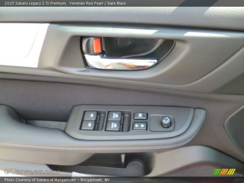 Venetian Red Pearl / Slate Black 2015 Subaru Legacy 2.5i Premium