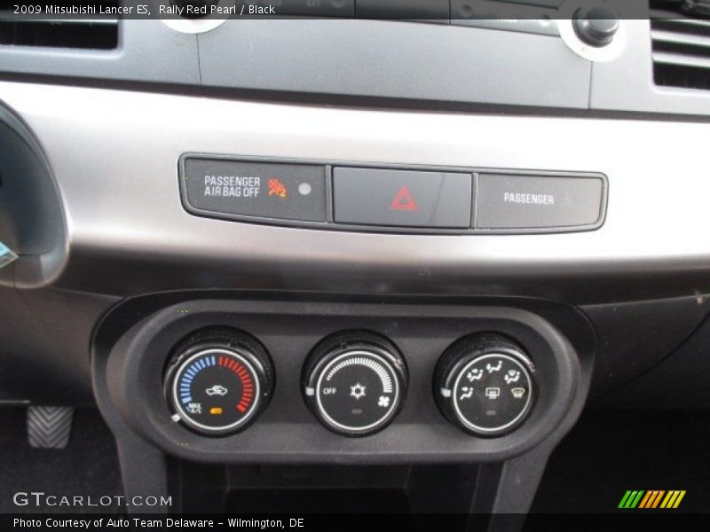 Rally Red Pearl / Black 2009 Mitsubishi Lancer ES