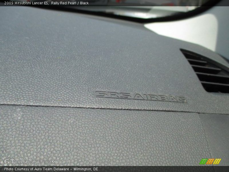 Rally Red Pearl / Black 2009 Mitsubishi Lancer ES
