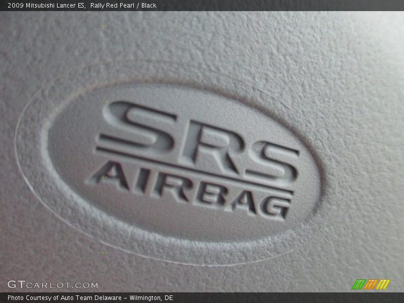 Rally Red Pearl / Black 2009 Mitsubishi Lancer ES