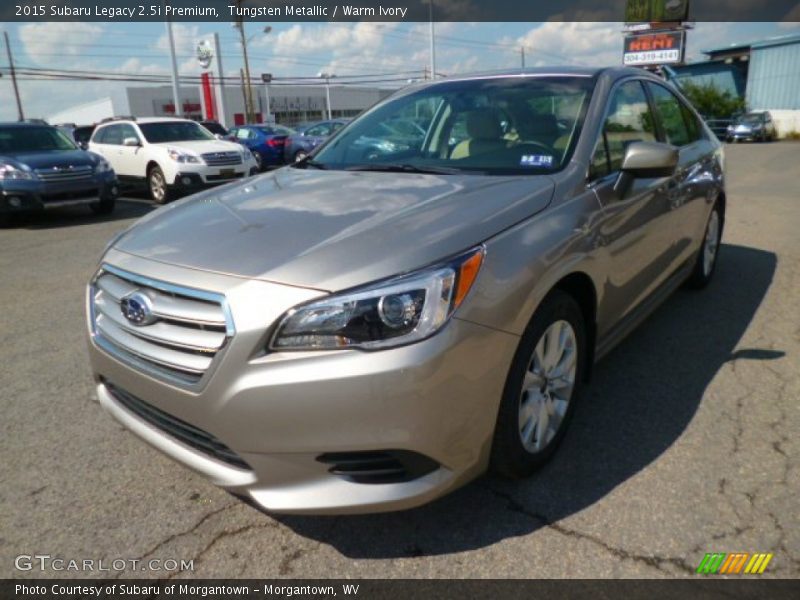 Tungsten Metallic / Warm Ivory 2015 Subaru Legacy 2.5i Premium