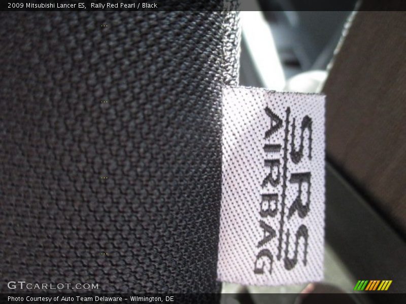 Rally Red Pearl / Black 2009 Mitsubishi Lancer ES