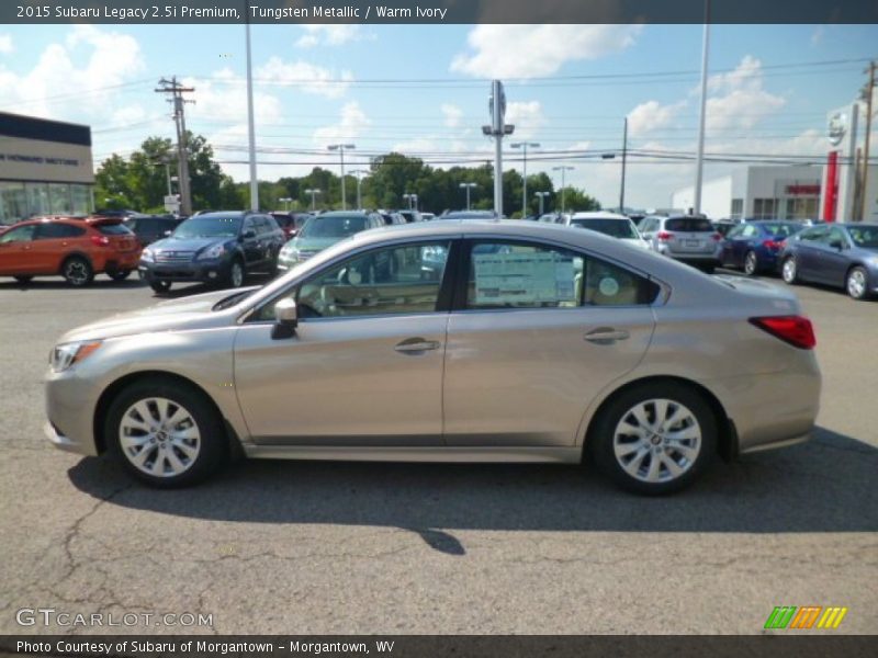 Tungsten Metallic / Warm Ivory 2015 Subaru Legacy 2.5i Premium