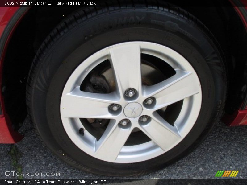 Rally Red Pearl / Black 2009 Mitsubishi Lancer ES