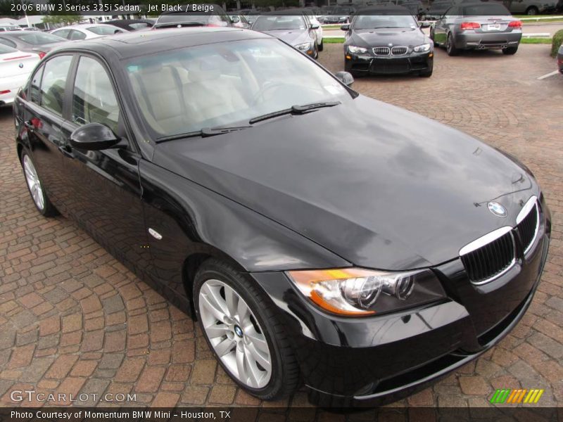 Jet Black / Beige 2006 BMW 3 Series 325i Sedan