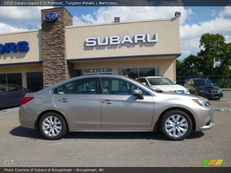 Tungsten Metallic / Warm Ivory 2015 Subaru Legacy 2.5i Premium