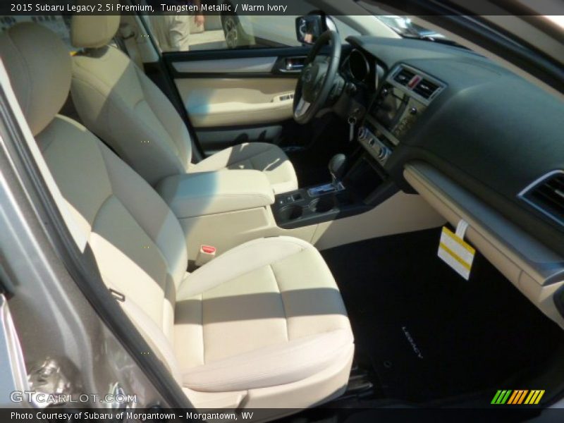 Tungsten Metallic / Warm Ivory 2015 Subaru Legacy 2.5i Premium