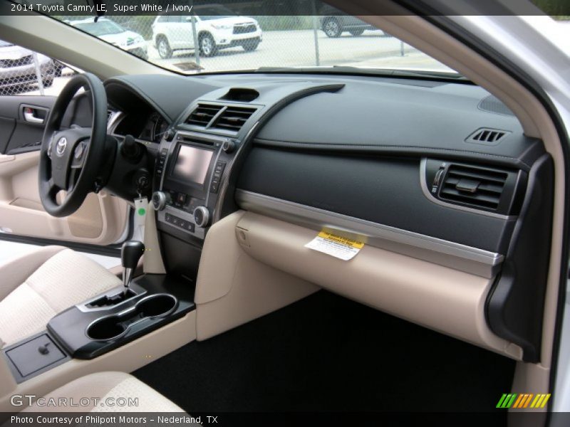Super White / Ivory 2014 Toyota Camry LE