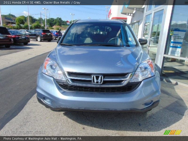 Glacier Blue Metallic / Gray 2011 Honda CR-V SE 4WD