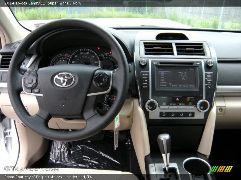 Super White / Ivory 2014 Toyota Camry LE