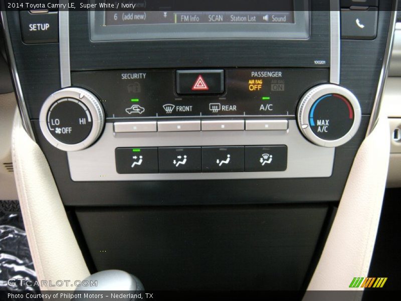 Super White / Ivory 2014 Toyota Camry LE