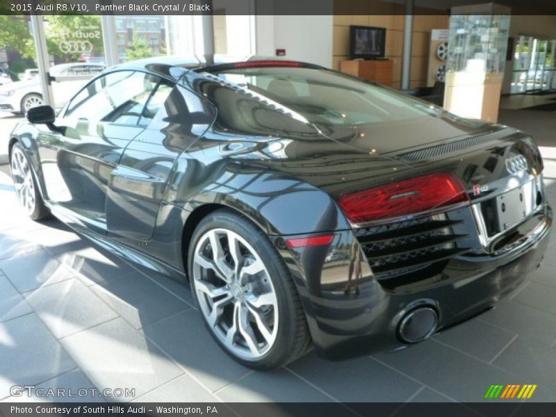 Panther Black Crystal / Black 2015 Audi R8 V10