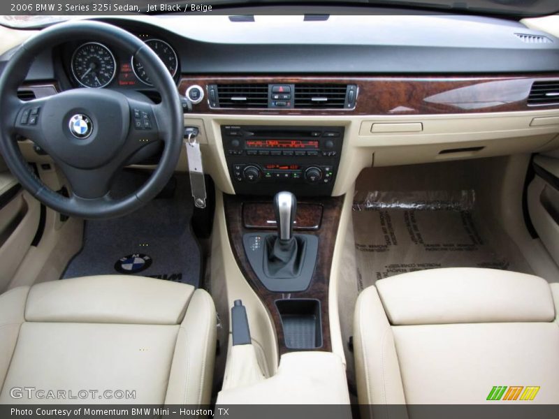 Jet Black / Beige 2006 BMW 3 Series 325i Sedan