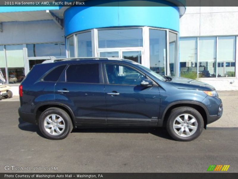 Pacific Blue / Black 2011 Kia Sorento LX AWD