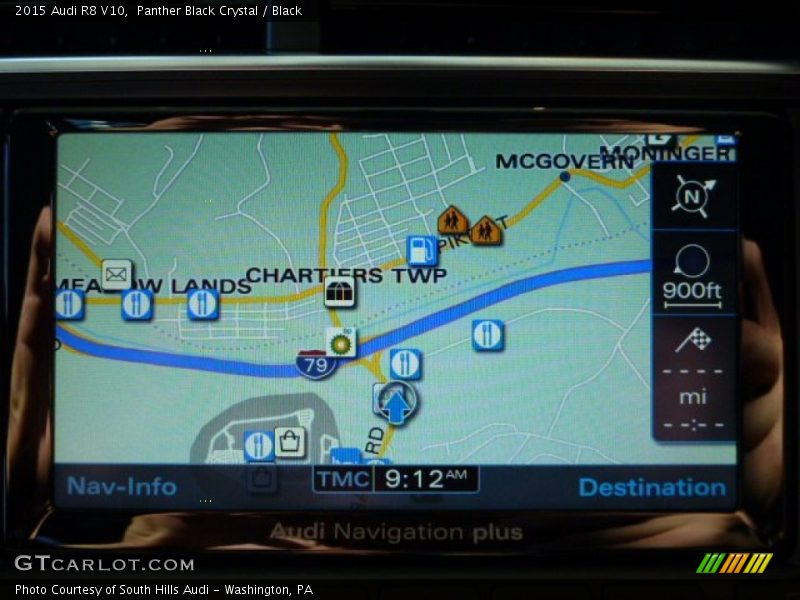 Navigation of 2015 R8 V10