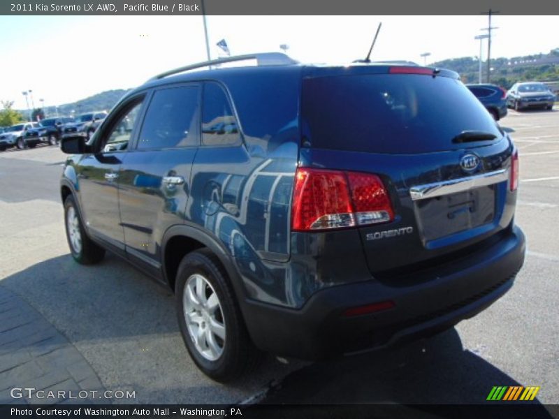 Pacific Blue / Black 2011 Kia Sorento LX AWD