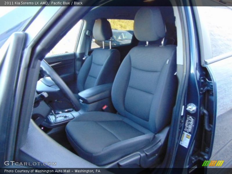 Pacific Blue / Black 2011 Kia Sorento LX AWD