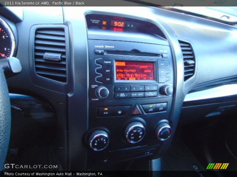 Pacific Blue / Black 2011 Kia Sorento LX AWD