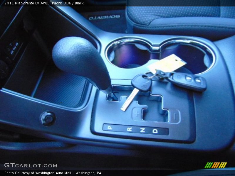 Pacific Blue / Black 2011 Kia Sorento LX AWD