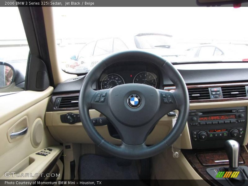 Jet Black / Beige 2006 BMW 3 Series 325i Sedan