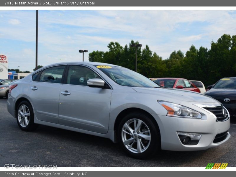Brilliant Silver / Charcoal 2013 Nissan Altima 2.5 SL