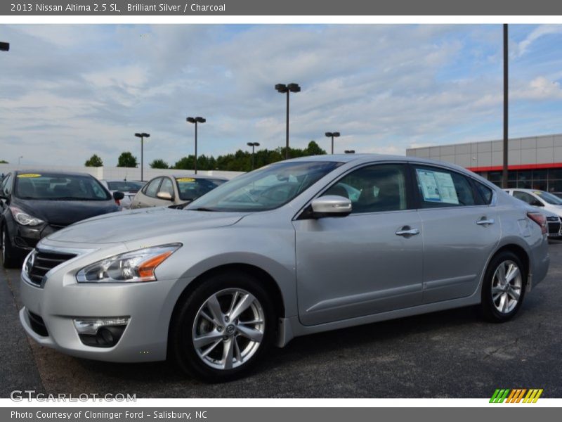 Brilliant Silver / Charcoal 2013 Nissan Altima 2.5 SL