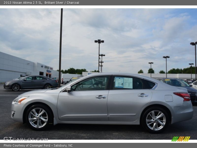 Brilliant Silver / Charcoal 2013 Nissan Altima 2.5 SL