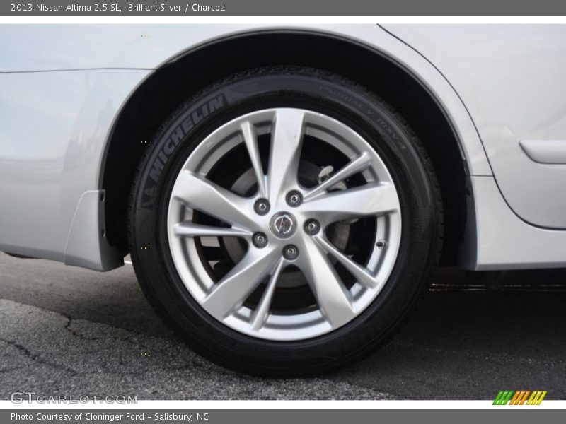Brilliant Silver / Charcoal 2013 Nissan Altima 2.5 SL