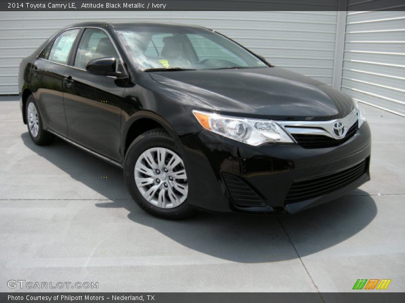 Attitude Black Metallic / Ivory 2014 Toyota Camry LE