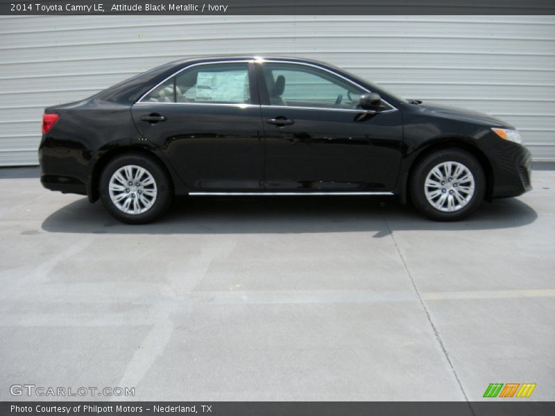 Attitude Black Metallic / Ivory 2014 Toyota Camry LE